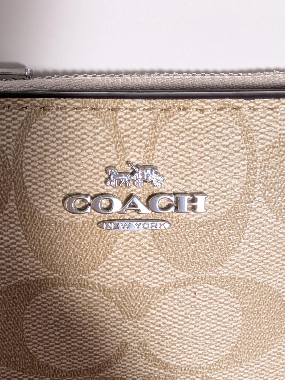 Coach Signature Canvas Wallet